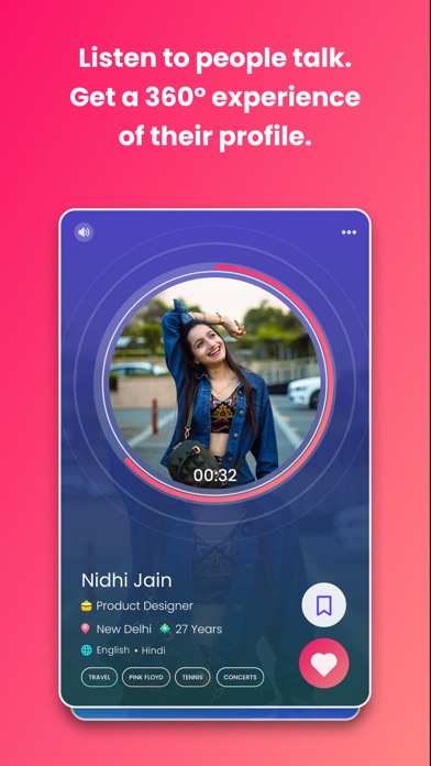 Mellow: Voice Dating App Screenshot