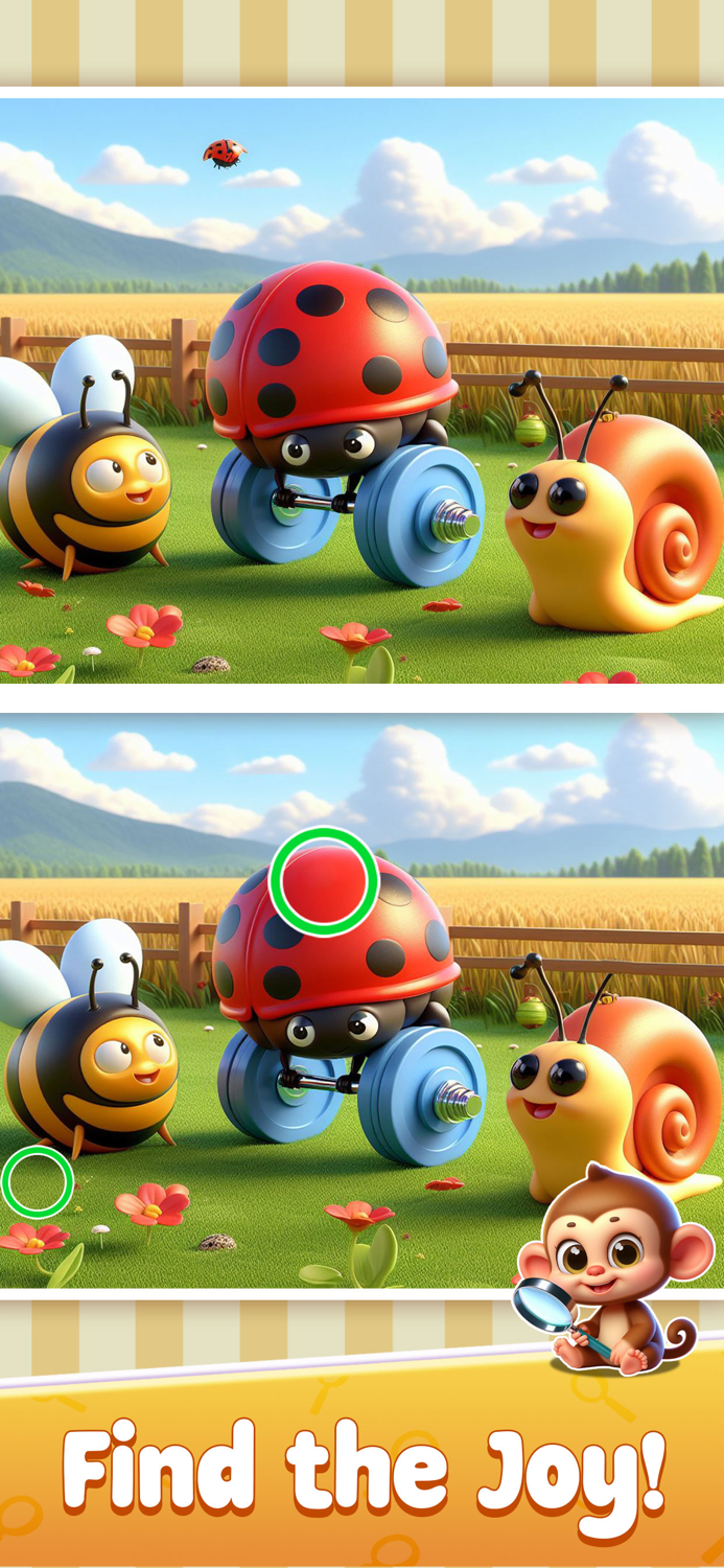 Find The Difference Cartoon