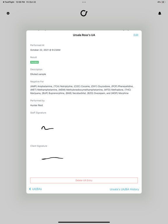 One Step Admin iPad screenshot 2 - Health & Fitness app