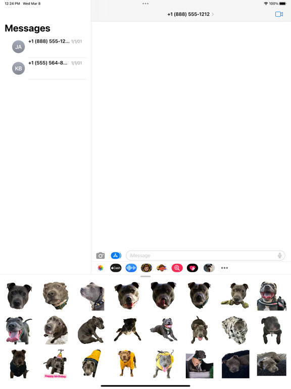 Screenshot #6 pour Peanuty Stickers