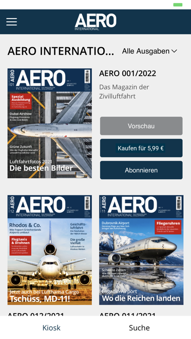 AERO INTERNATIONAL Screenshot