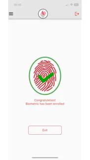 ambisecure biometric enroll iphone screenshot 3