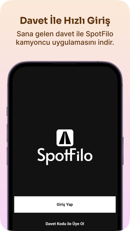 SpotFilo Kamyoncu Uygulaması