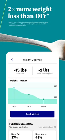 Game screenshot WeightWatchers apk