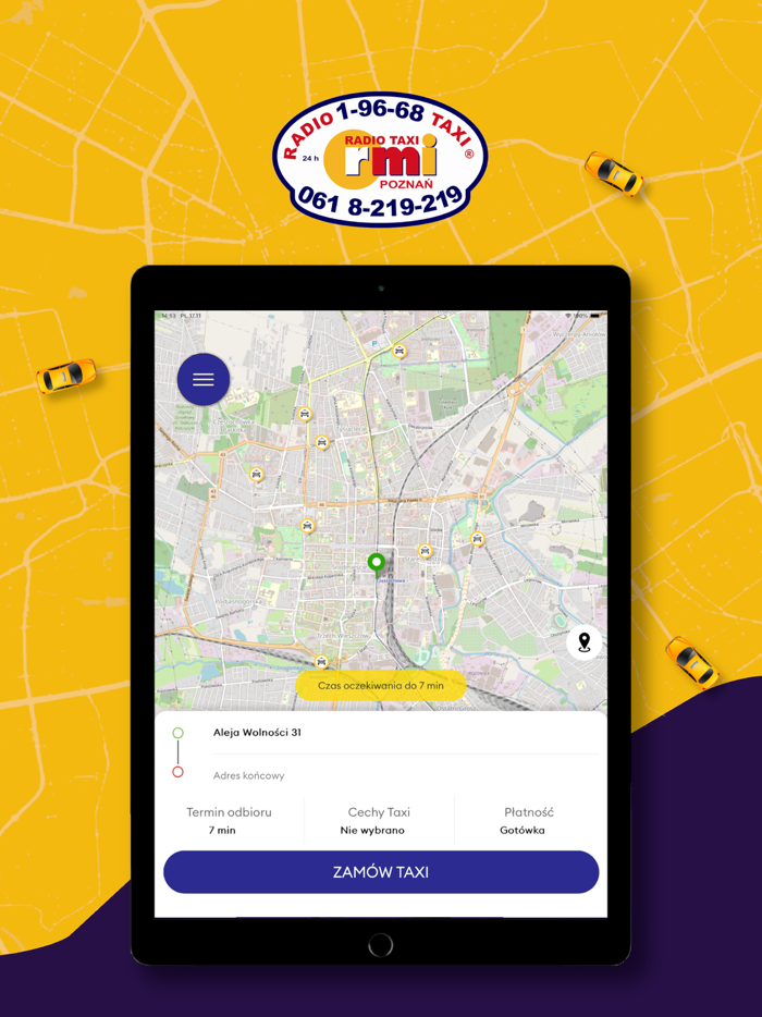 RMI TAXI Poznań 1-96-68