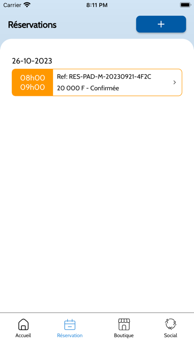 WePadel, Abidjan Screenshot