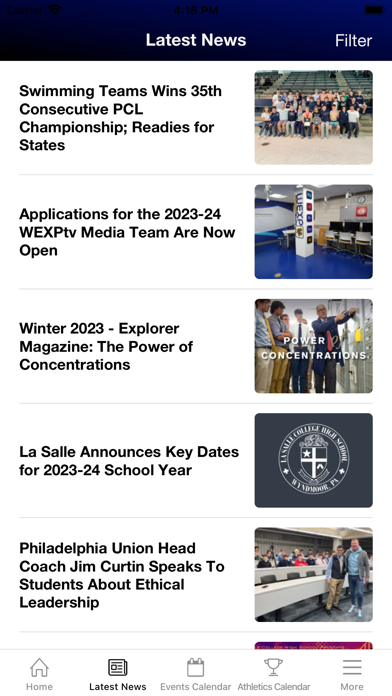 La Salle College High School Screenshot