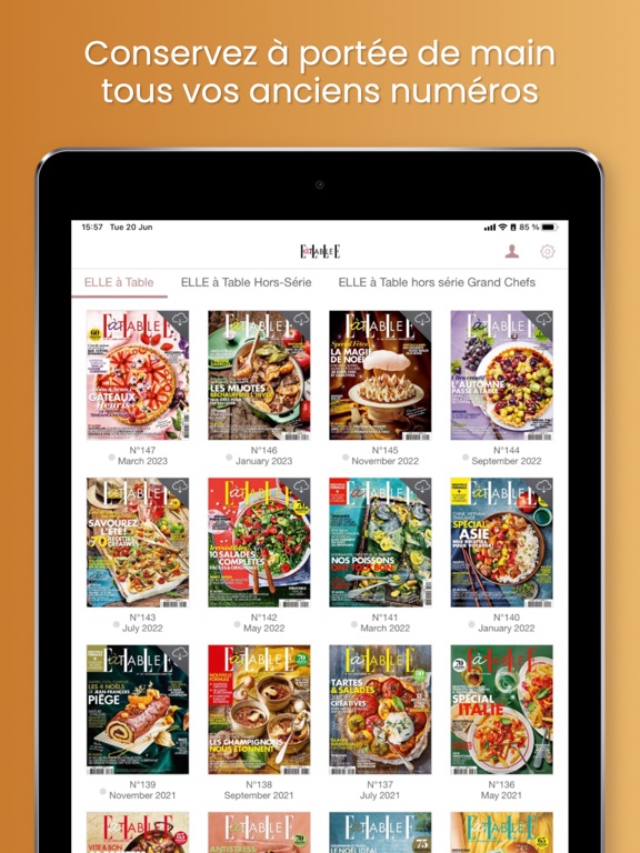 Screenshot #6 pour ELLE à table Mag