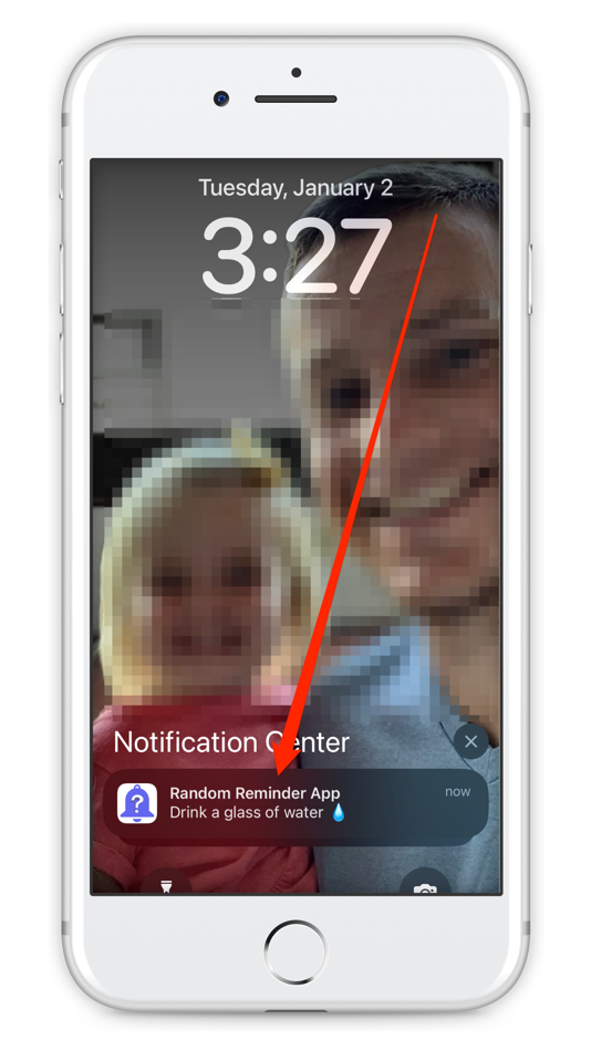 #4. Random Reminder App (iOS) 来自: OneUp App LLC