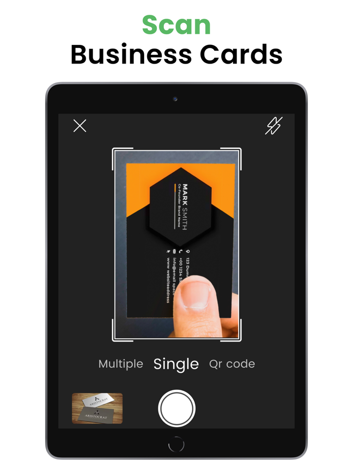 Business Card Reader and Maker