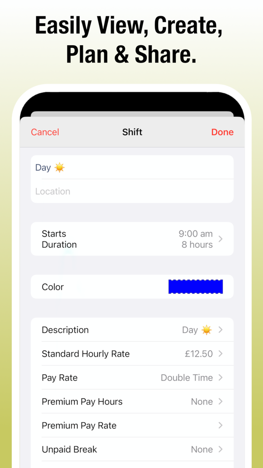 #5. ShiftLife Organizer (iOS) Podle: OvalKey Ltd.