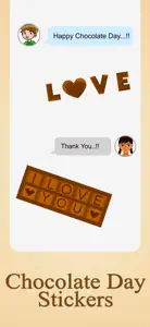 Chocolate Day Stickers screenshot #3 for iPhone