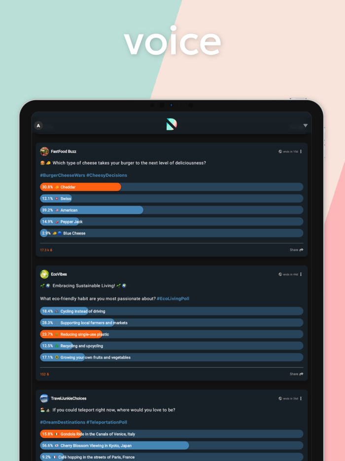 Demos - Social Polls