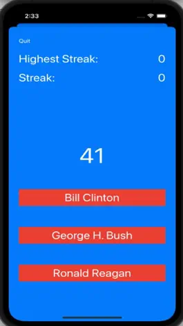 Game screenshot The President Quiz hack