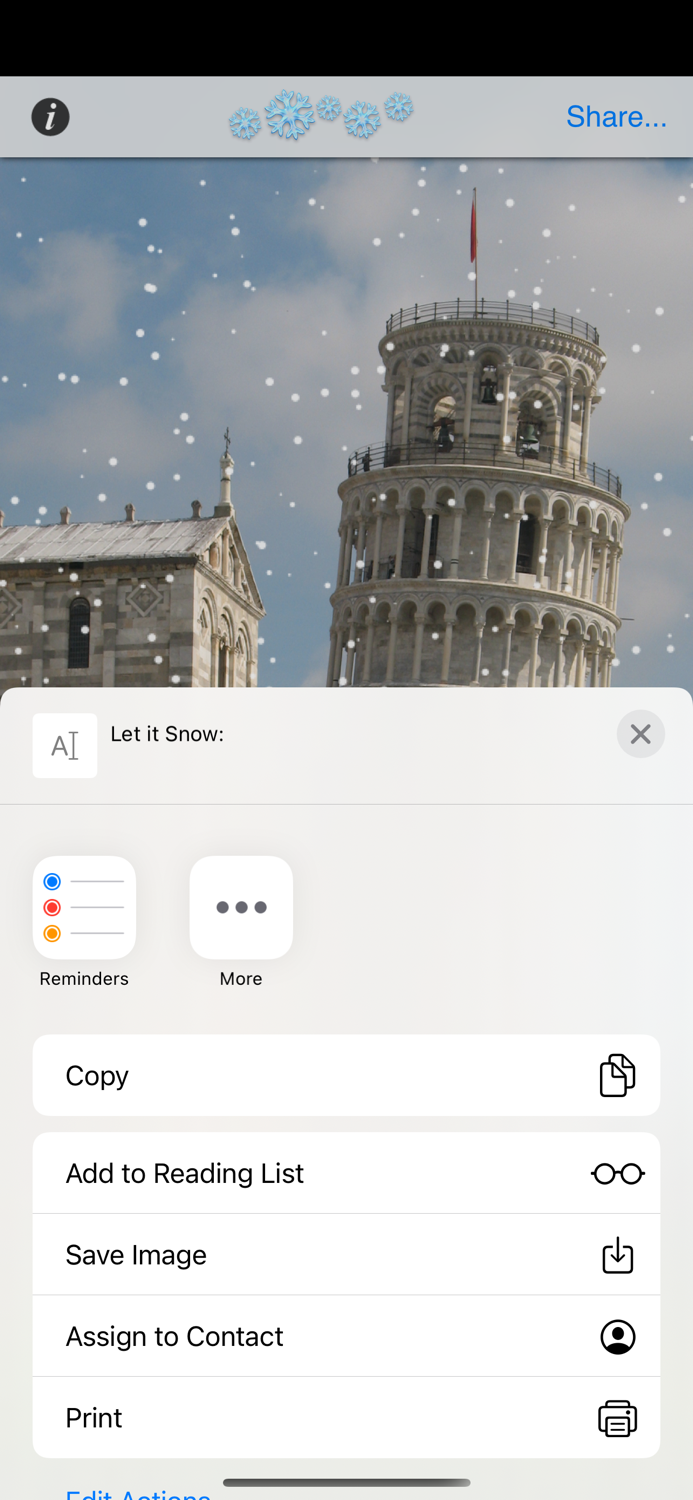 Let it Snow - App