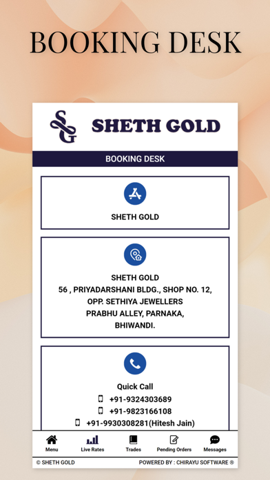 SHETH GOLD Screenshot