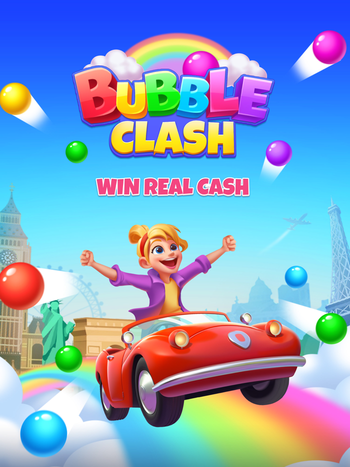 Bubble Clash Cash Prizes
