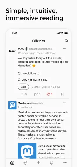 Game screenshot tooot - fediverse and Mastodon mod apk