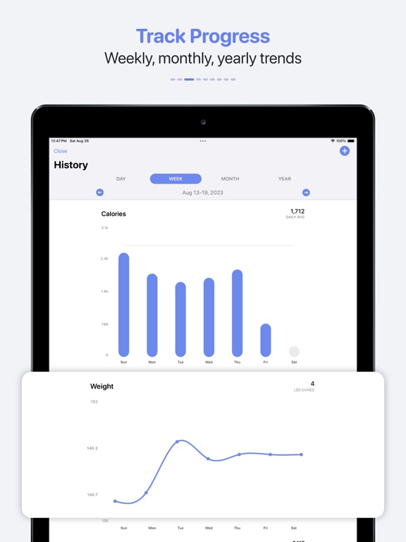 Calory: Calorie Counter Macrosのおすすめ画像3