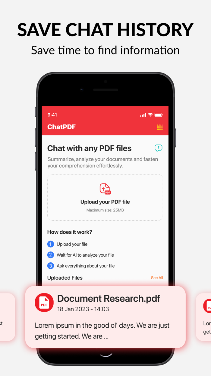 ChatPDF Ask and Summarize PDF