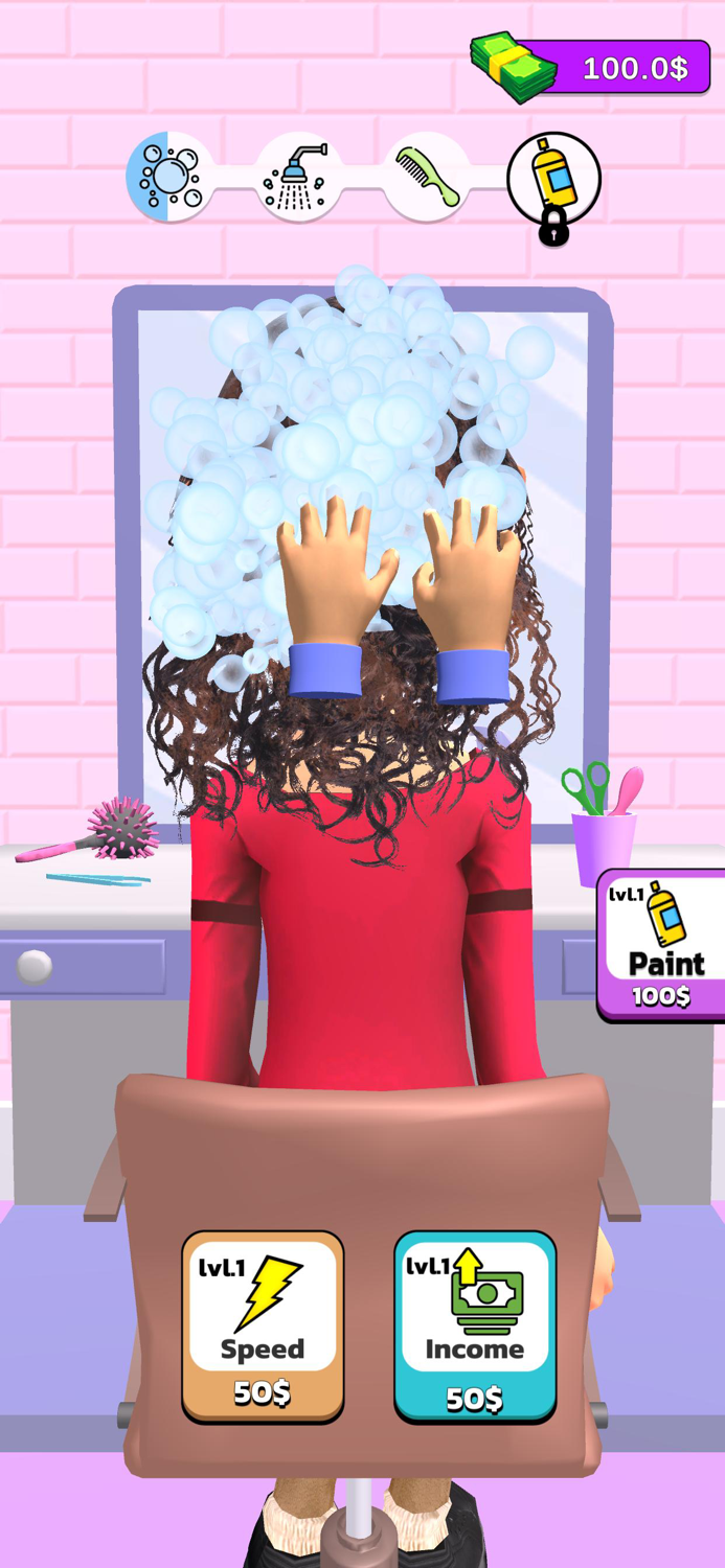 Hair Salon Idle Clicker Game