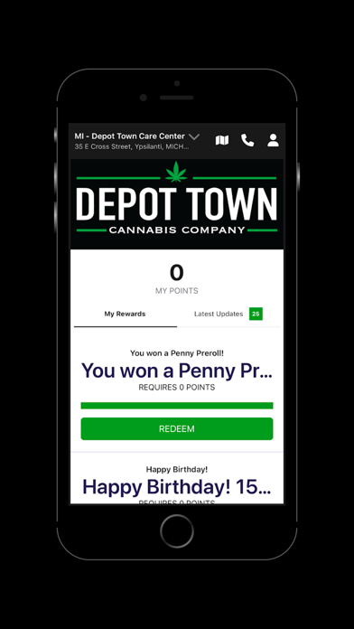 Depot Town Cannabis Co. Screenshot