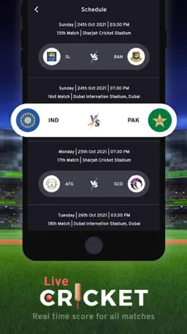 Game screenshot Cric - Live Cricket Scores apk