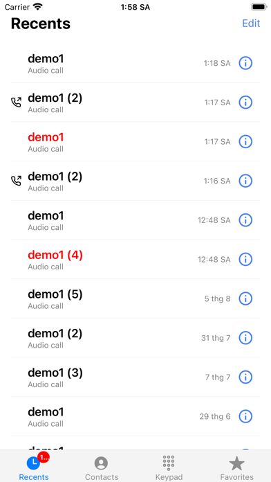 WeTalk Calling Screenshot