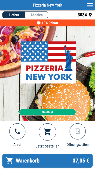 Pizzeria New York Screenshot
