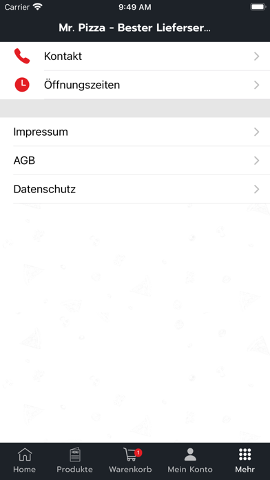 Mr. Pizza Wiesbaden Screenshot