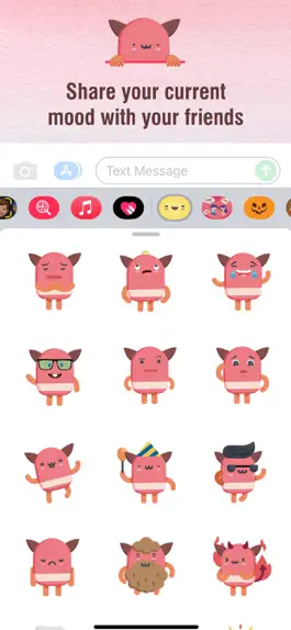 Game screenshot Cute Kawaii Stickers iMessage apk