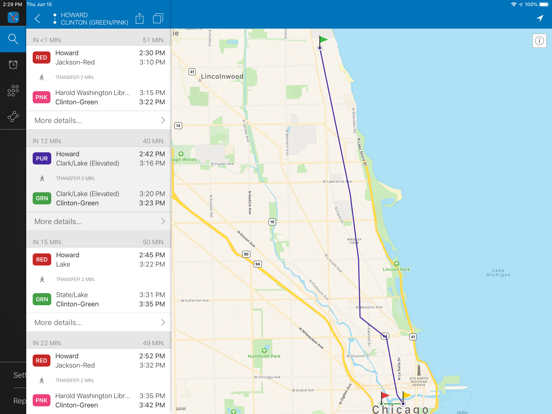 Screenshot #5 pour ezTransit Chicago CTA