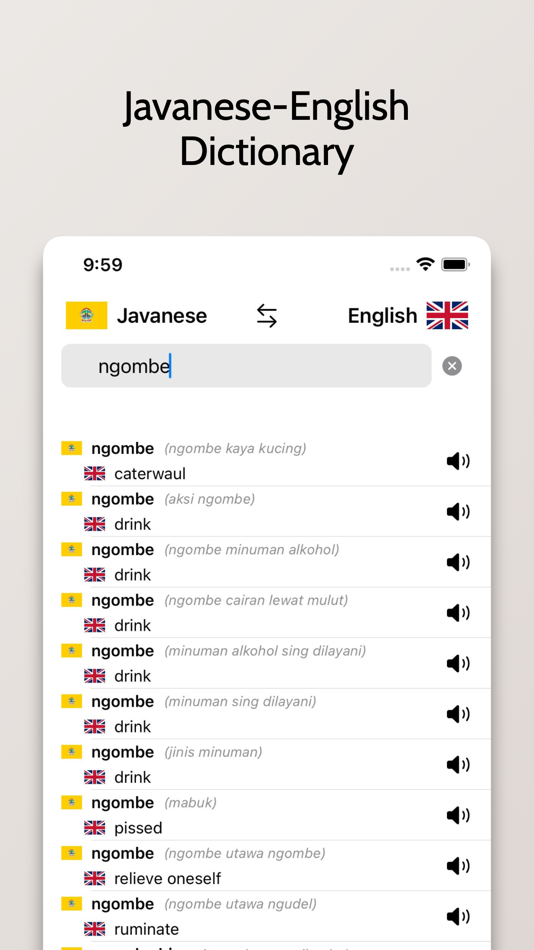 #4. Javanese-English Dictionary (iOS) By: FB PUBLISHING LLC