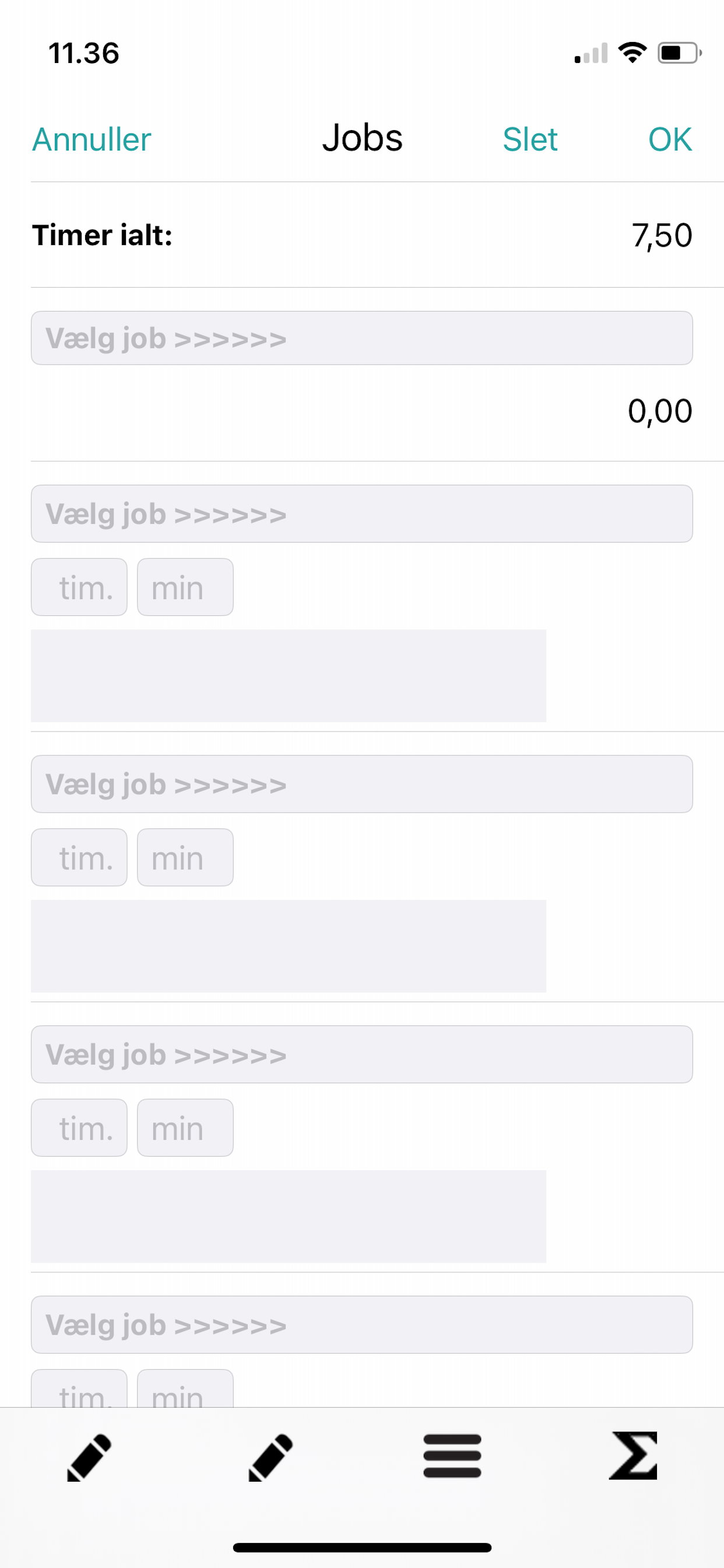Tidsregistrering - Easy screenshot 3