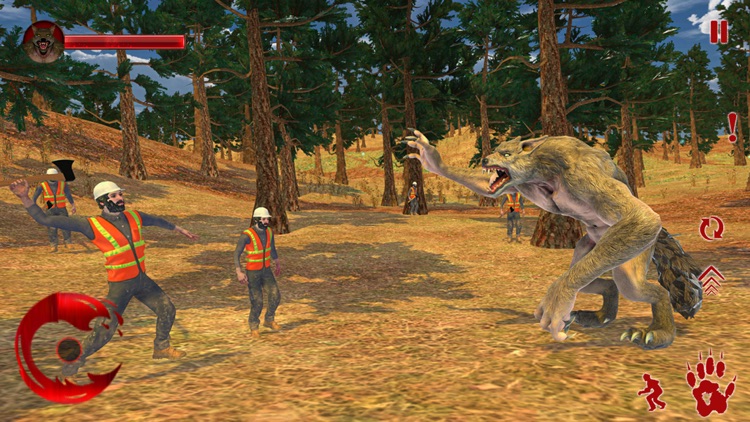 Hungry Werewolf Monster Attack