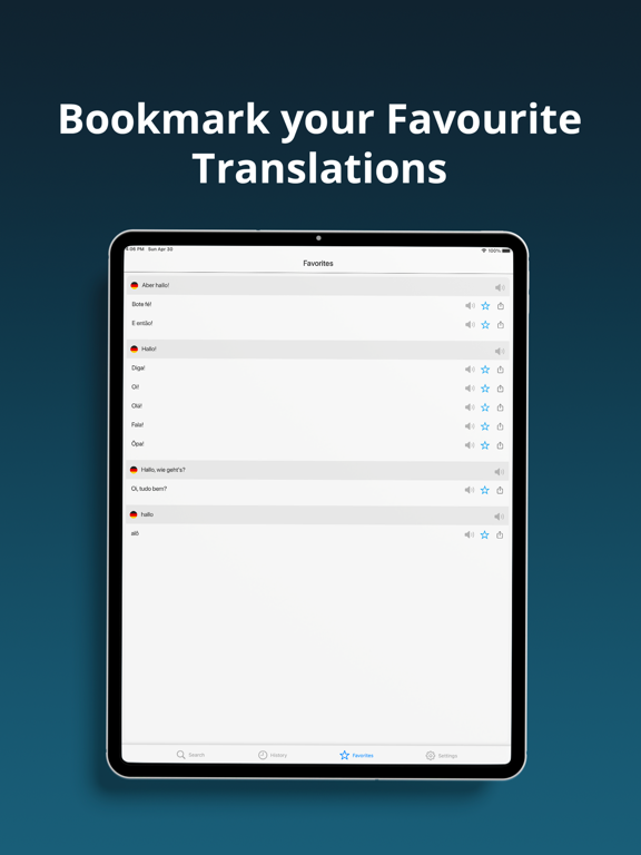 Screenshot #6 pour German-Portuguese Dictionary +