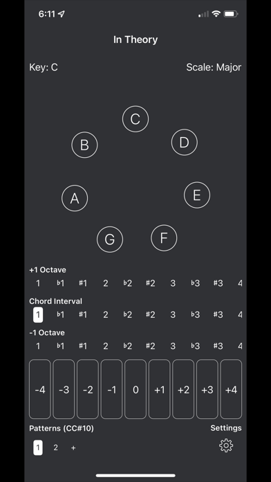 In Theory - Interval Keyboard Screenshot