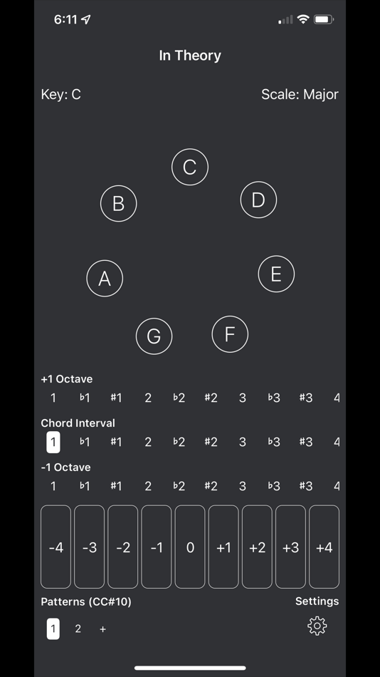 #2. In Theory - Interval Keyboard (iOS) Podle: Cem Olcay