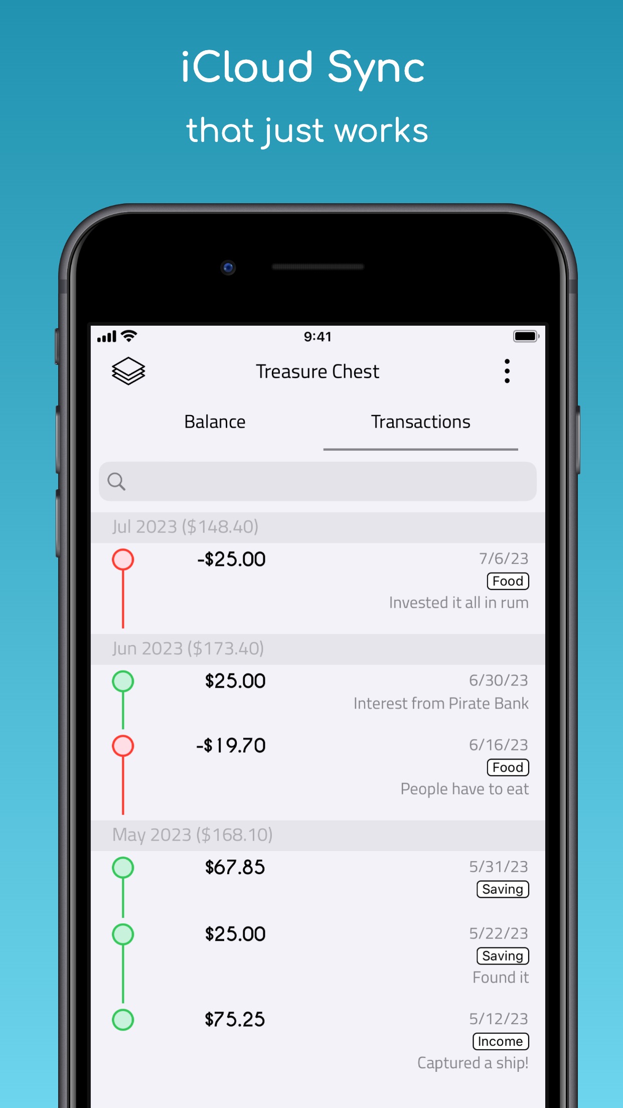 Screenshot 3 of Simple Cashbook