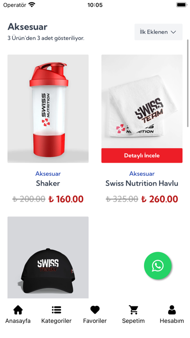 Swiss Nutrition Screenshot