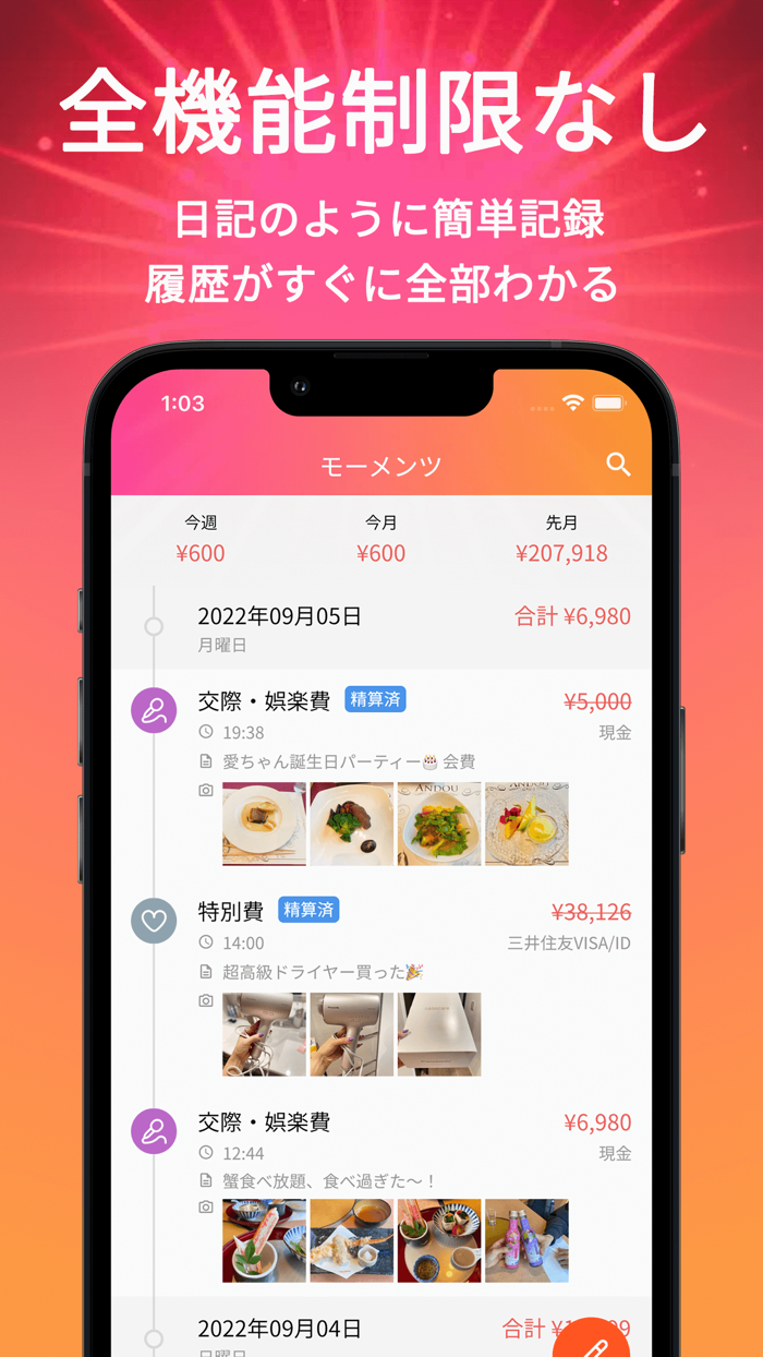 Ts家計簿（かけいぼ）簡単お小遣い帳　人気の家計簿