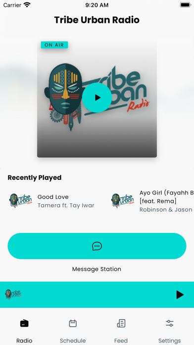 Tribe Urban Radio Screenshot