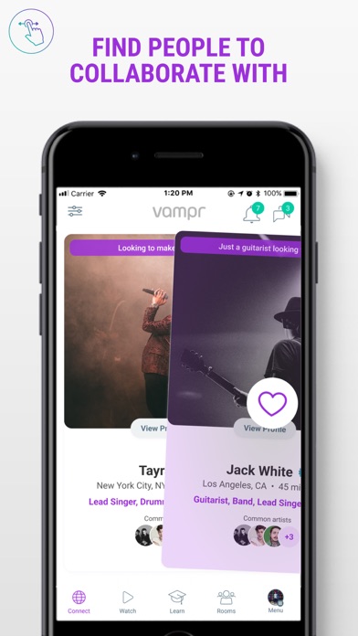 Vampr - Find Artists & Gigs Screenshot