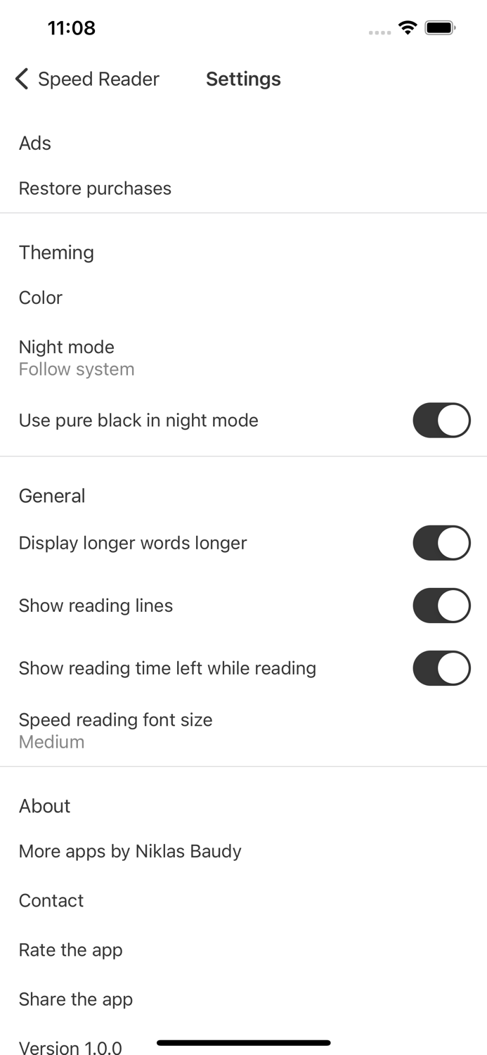 Speed Reader for Speed Reading