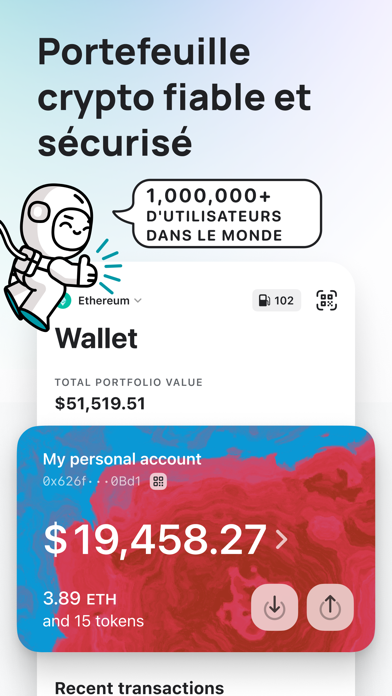 Screenshot #1 pour MEW crypto wallet: DeFi Web3