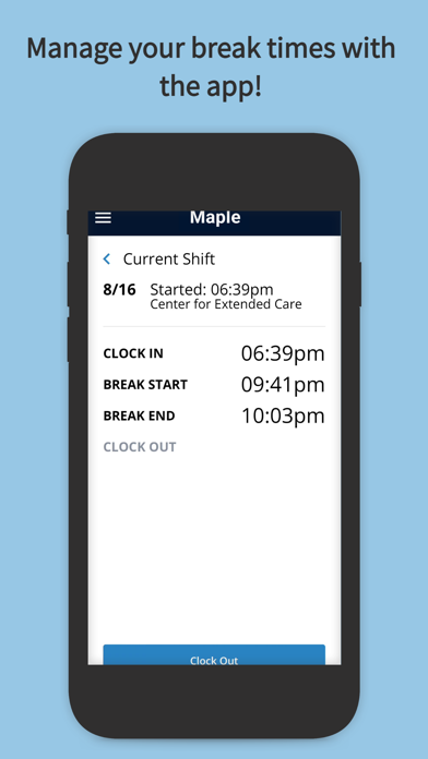Maple - Worker App Screenshot