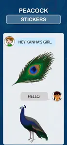 Peacock Stickers screenshot #2 for iPhone