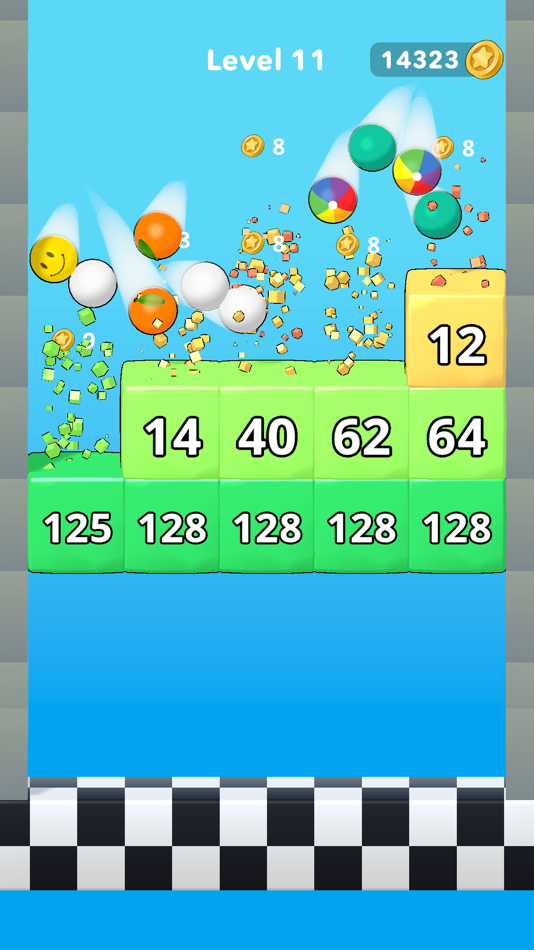 #4. Merge Balls : Merge Game (iOS) Bởi: Gamincat, Inc.
