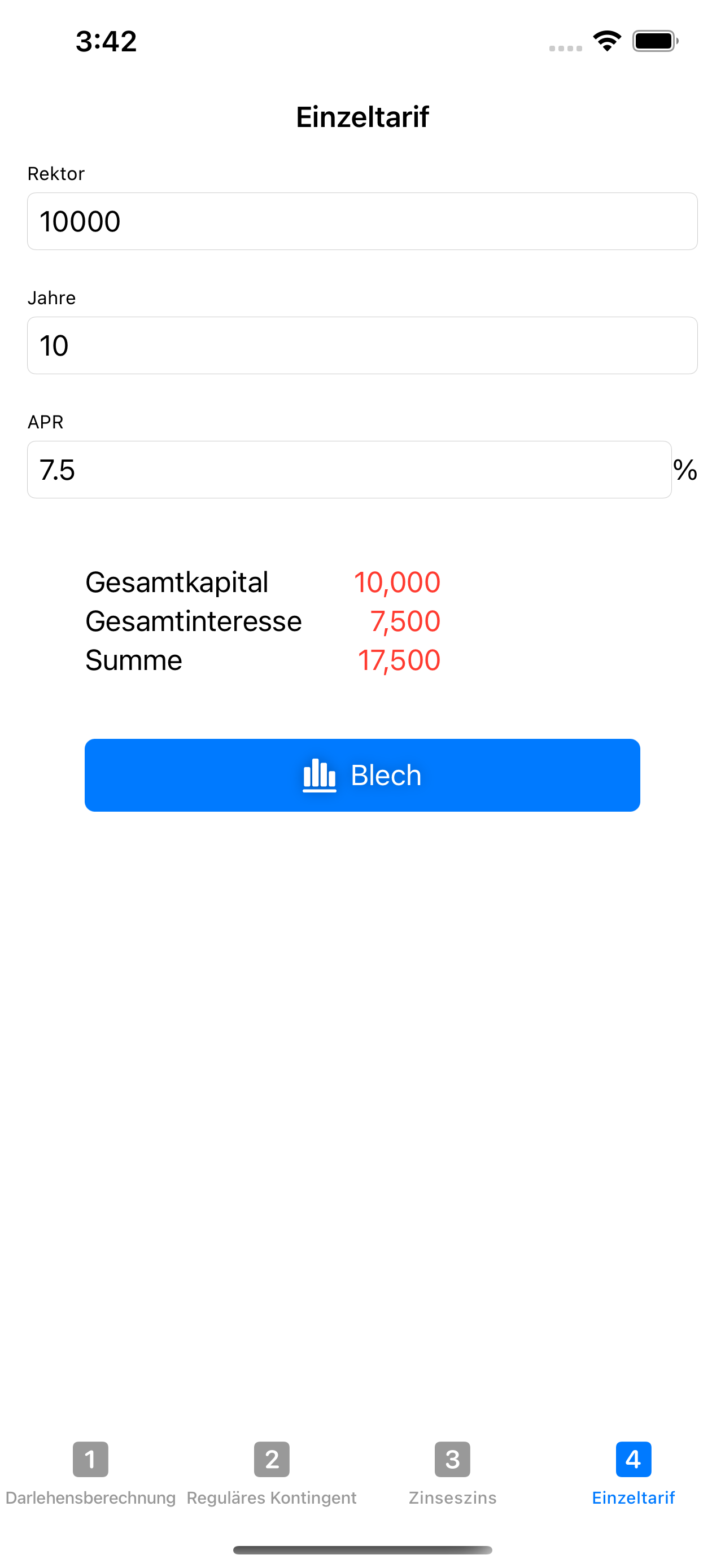Zinsberechnungshelfer
