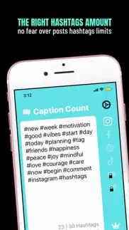caption count by unite codes iphone screenshot 4